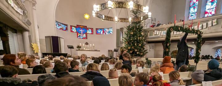 Grundschulsingen in der Kirche St. Nicolai