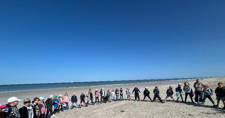 Naturtag am Meer – Klassen 3a und 3b entdecken den Strand Naturtag am Meer – Klassen 3a und 3b entdecken den Strand